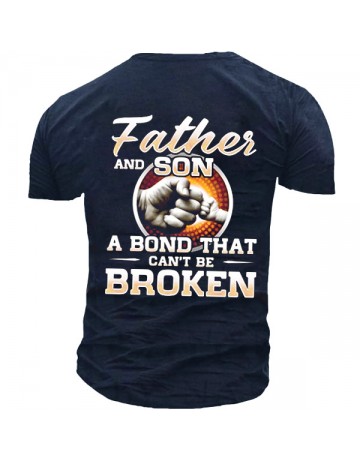 Father & Son A Bond That Can't Be Broken Men's T-shirt
