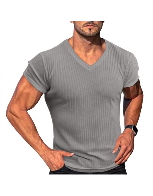 Men's Fashion Casual V-Neck T-Shirt